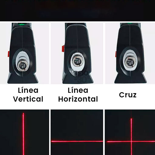 Metro Láser 3 en 1 - La herramienta ideal para medir, nivelar y precisar trabajos